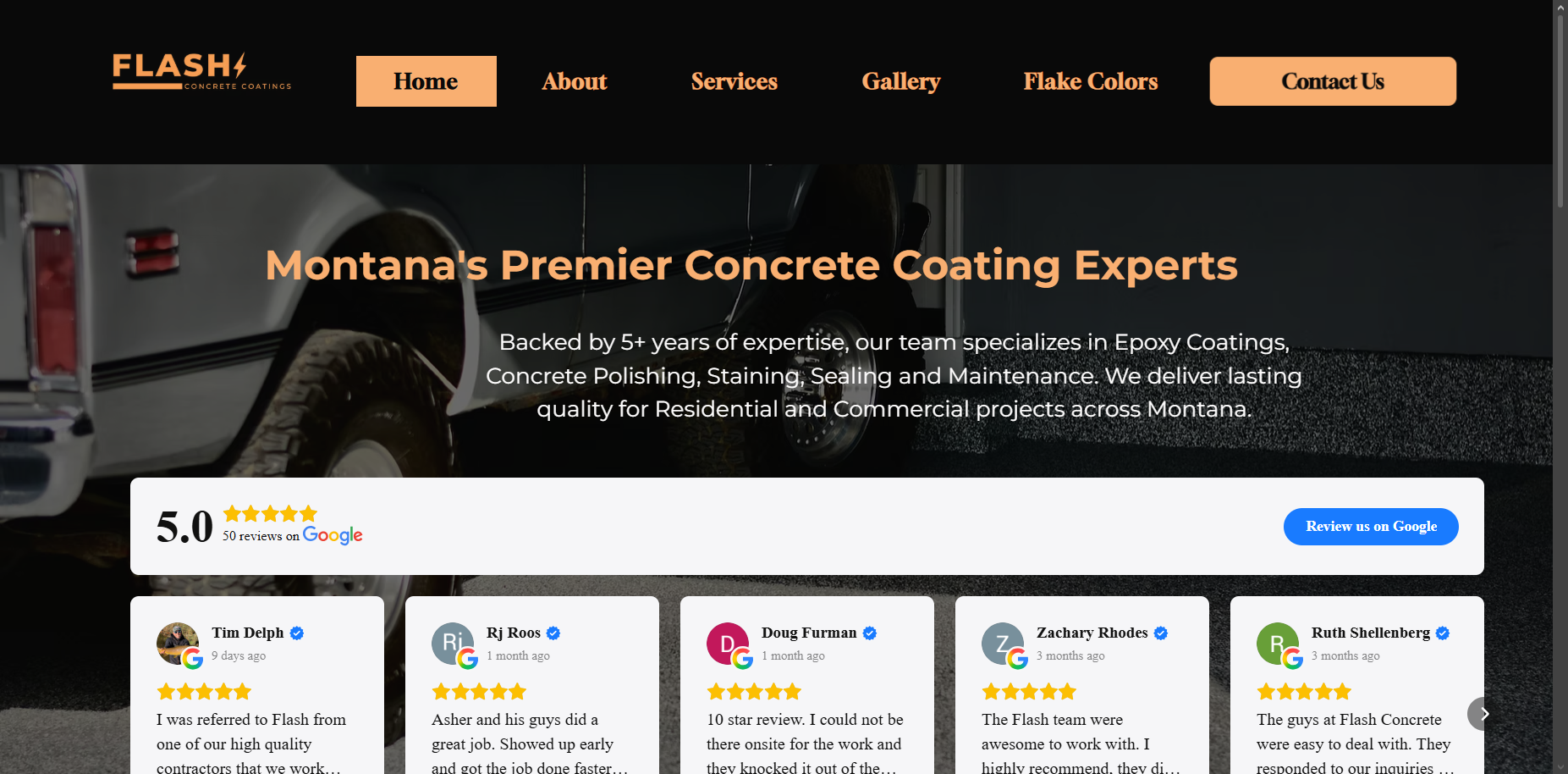 Flash Concrete Coatings